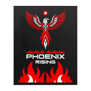 Rebirth And Strength Phoenix Acrylic Print