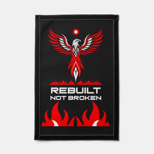 Rebirth And Strength Phoenix Pennant