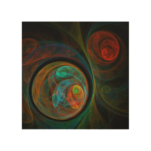 Rebirth Blue Abstract Art