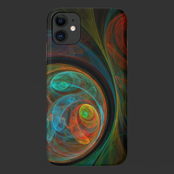 Rebirth Blue Abstract Art Case-Mate iPhone Case