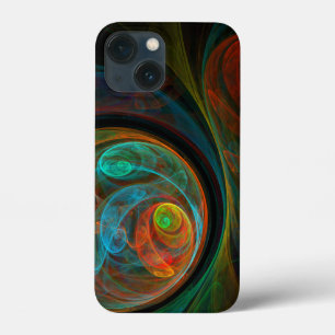 Rebirth Blue Abstract Art iPhone 13 Mini Case