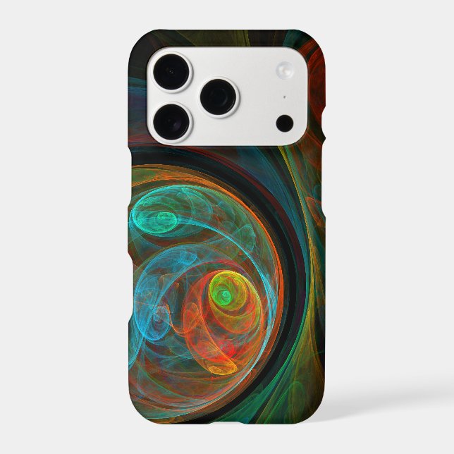 Rebirth Blue Abstract Art Case-Mate iPhone Case (Back)