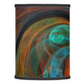Rebirth Blue Abstract Art Lamp Shade (Left)