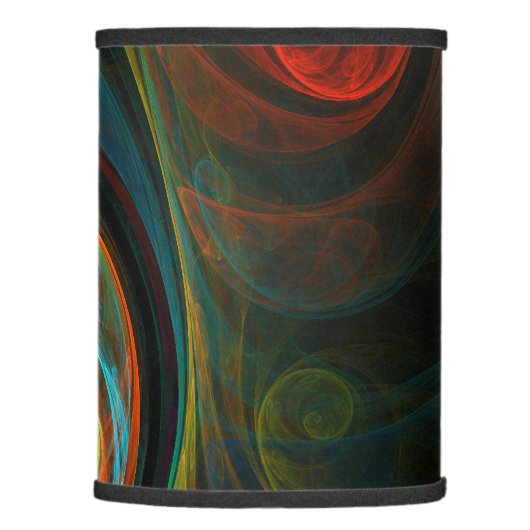 Rebirth Blue Abstract Art Lamp Shade (Right)