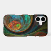 Rebirth Blue Abstract Art Matte Samsung Galaxy Case (Back Horizontal)