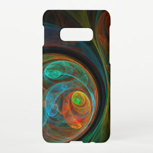 Rebirth Blue Abstract Art Matte Samsung Galaxy S10E Case