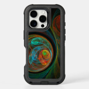 Rebirth Blue Abstract Art iPhone 16 Pro Case