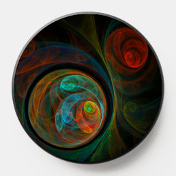 Rebirth Blue Abstract Art PopSocket