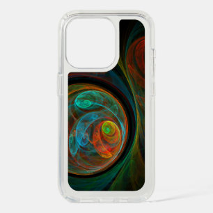Rebirth Blue Abstract Art iPhone 15 Pro Case
