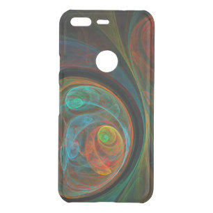 Rebirth Blue Abstract Art Uncommon Google Pixel Case