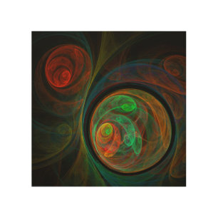 Rebirth Green Abstract Art