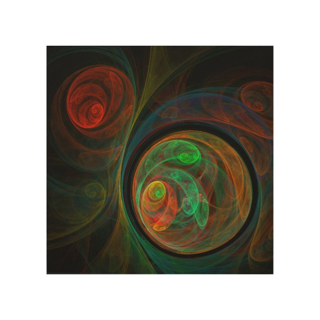 Rebirth Green Abstract Art (Front)
