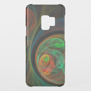 Rebirth Green Abstract Art Uncommon Samsung Galaxy S9 Case