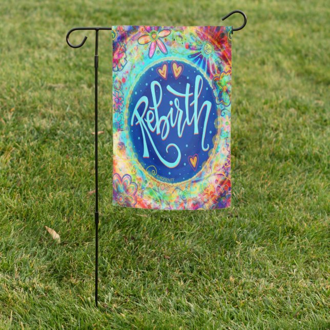 “Rebirth” Inspirivity Garden Flag (In SItu)
