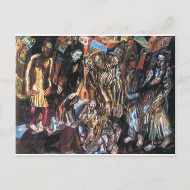 Rebirth of the People by Pavel Filonov Postcard (Front)