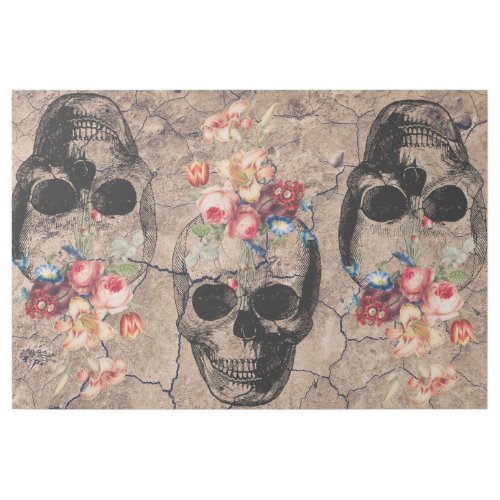Rebirth _ Skulls Blossoming from Dust Gallery Wrap