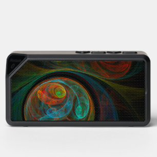 Rebirth Spiral Modern Cosmic Abstract Art Bluetooth Speaker