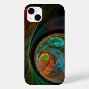 Rebirth Spiral Modern Cosmic Abstract Art Case-Mate iPhone 14 Plus Case
