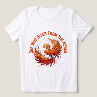 Rebirth & Strength Tee – Flames & Feminine