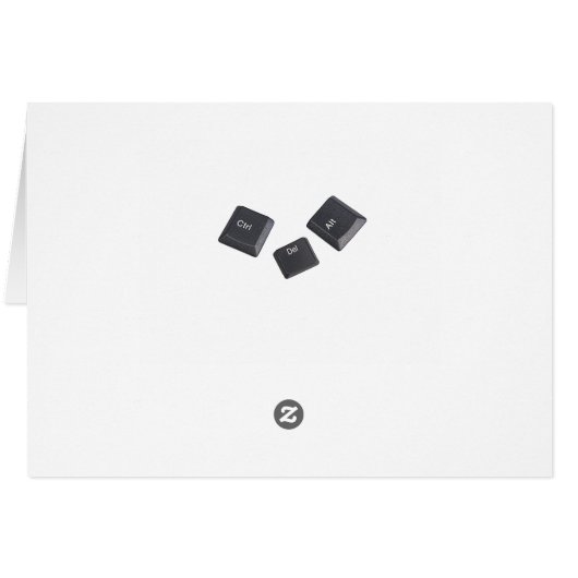Reboot Computer Keys Cards (Back Horizontal)