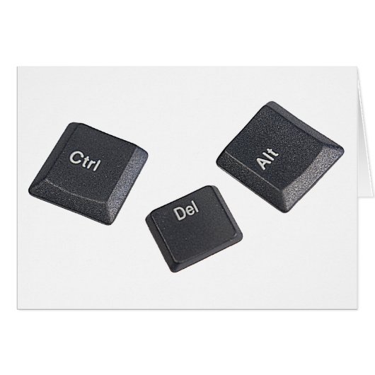 Reboot Computer Keys Cards (Front Horizontal)