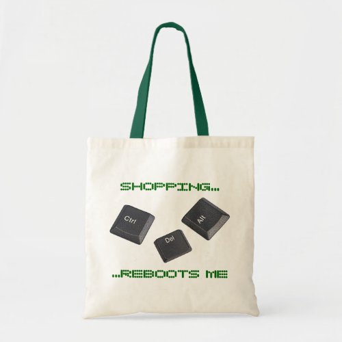 Reboot Computer Keys Tote Bag