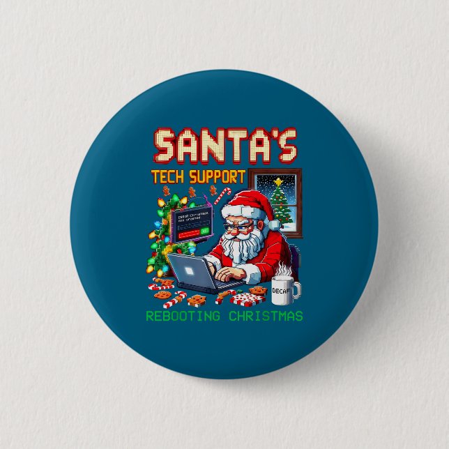 Rebooting Tech Santa's Support Pixel Button (Front)
