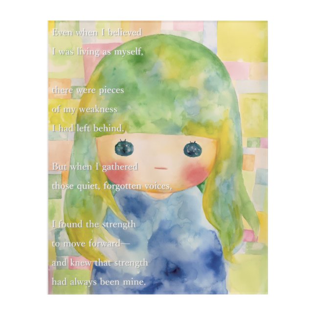 Reborn. Acrylic Print (Front)