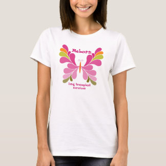 Reborn Butterfly (Color) - Lung tx Survivor T T-Shirt