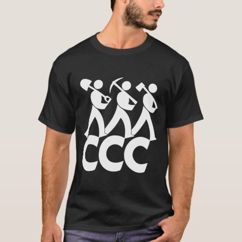 Rebuild America Civilian Conservation Corps CCC B T_Shirt