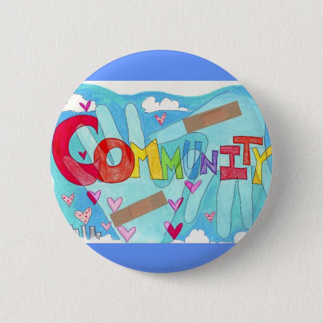 Rebuild Community Pinback Button (Front)