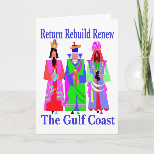 Rebuild Gulf Coast Holiday Card (Front)