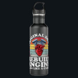 Rebuilt Engine Open Heart Surgery Recovery Survivo Stainless Steel Water Bottle<br><div class="desc">Rebuilt Engine Open Heart Surgery Recovery Survivor Men</div>