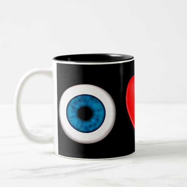 Rebus For Physicists Two-Tone Coffee Mug (Left)