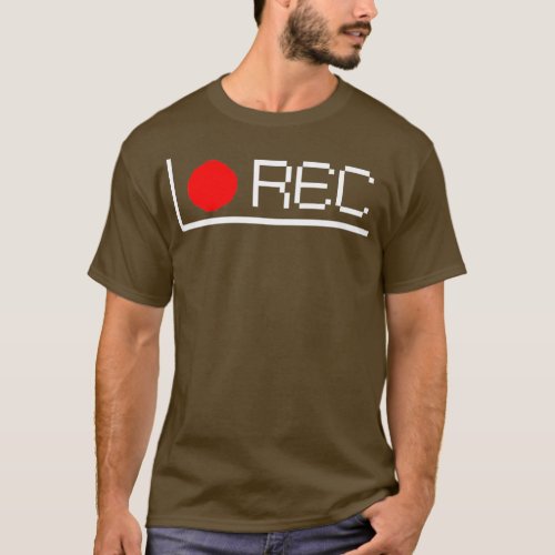 REC Retro Oldschool Video Camcorder Recording Reco T_Shirt