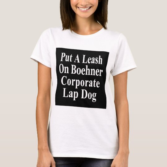 Recall John Boehner Koch Oil's Lap Dog T-Shirt