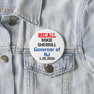 Recall Mikie Sherrill New Jersey Governor Button