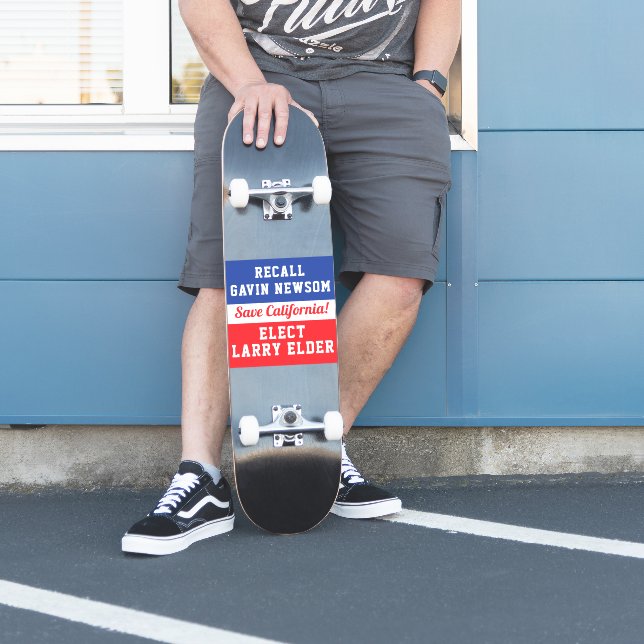 Recall Newsom Elect Larry Elder Save California Sticker (Skater)