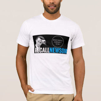 RECALL NEWSOM NOW T-SHIRT - MEN