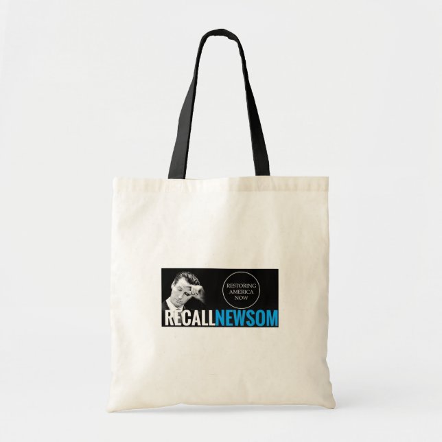 RECALL NEWSOM NOW TOTE BAG (Front)