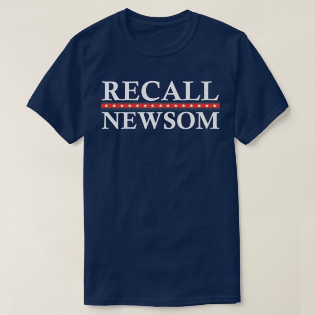 RECALL NEWSOM T-Shirt (Design Front)