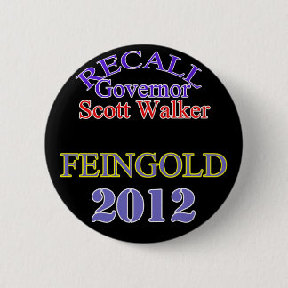 Recall Scott Walker Button