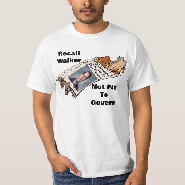 RECALL SCOTT WALKER T-Shirt (Front)