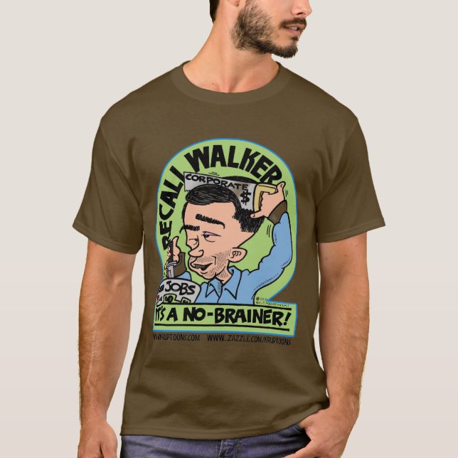 Recall Walker in Wisconsin T-Shirt (Front)