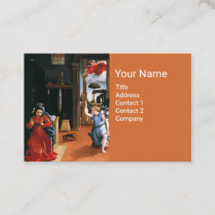 RECANATI ANNUNCIATION by Lorenzo Lotto Business Card