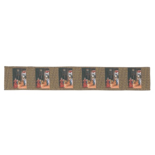 RECANATI ANNUNCIATION by Lorenzo Lotto  Long Table Runner