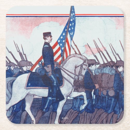 Recaptured A Philippine War Story Square Paper Coaster