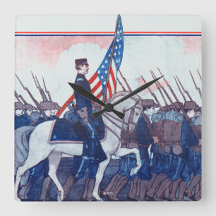 Recaptured: A Philippine War Story Square Wall Clock