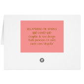 RECAPTURING THE SPARKS ~ PINK CARDS (Back Horizontal)