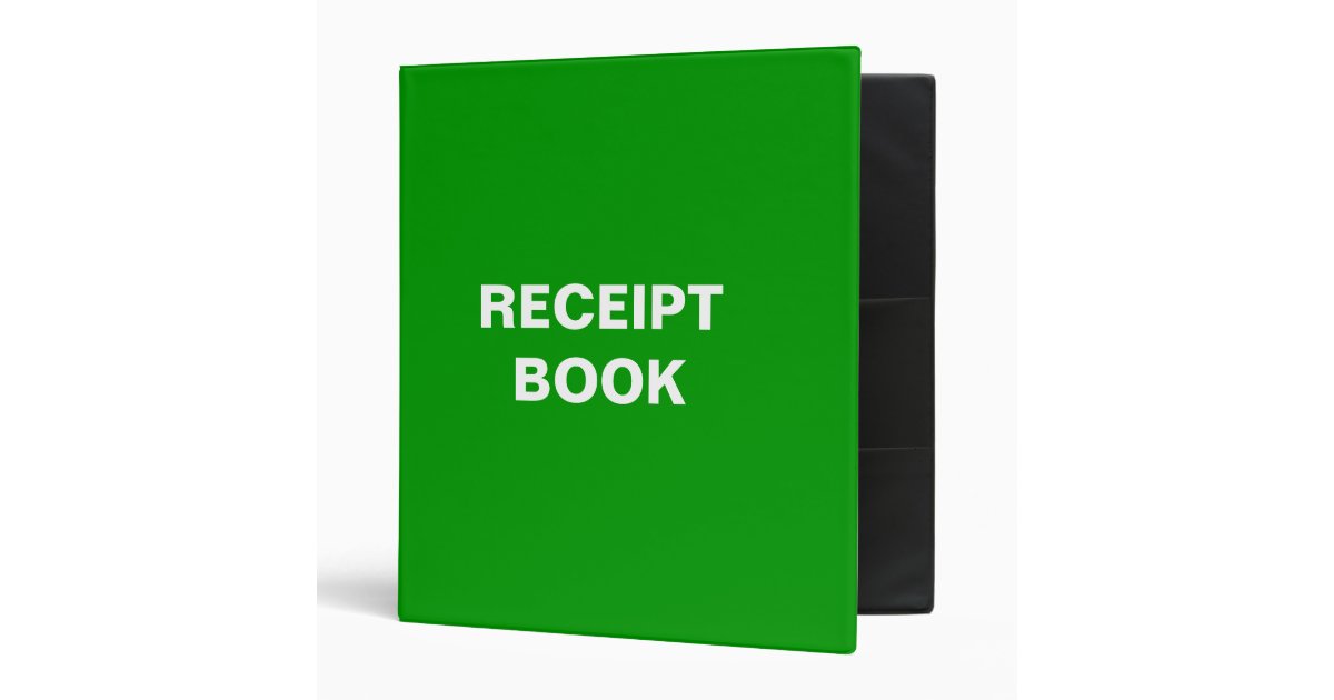 Receipt Binder Zazzle